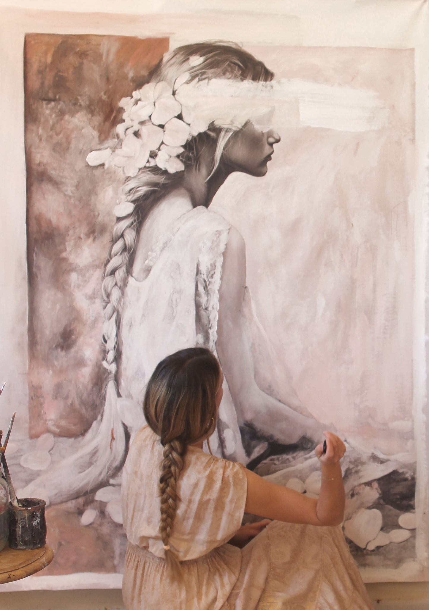 She woke the sleeping Earth - Original Painting