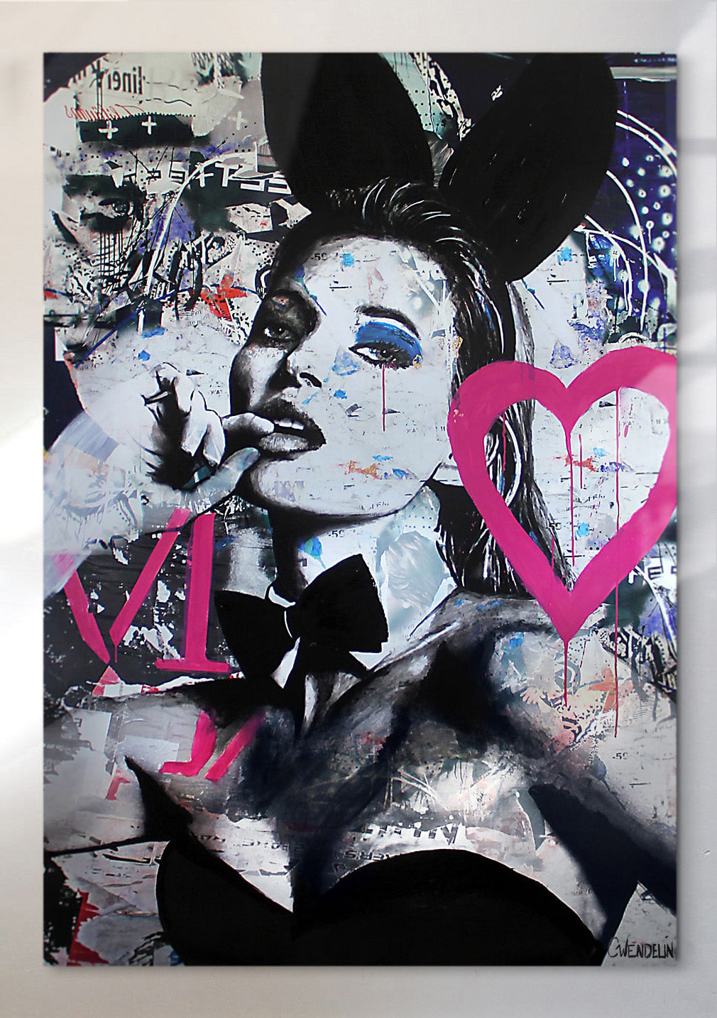 Kate Moss Playboy - Original Painting