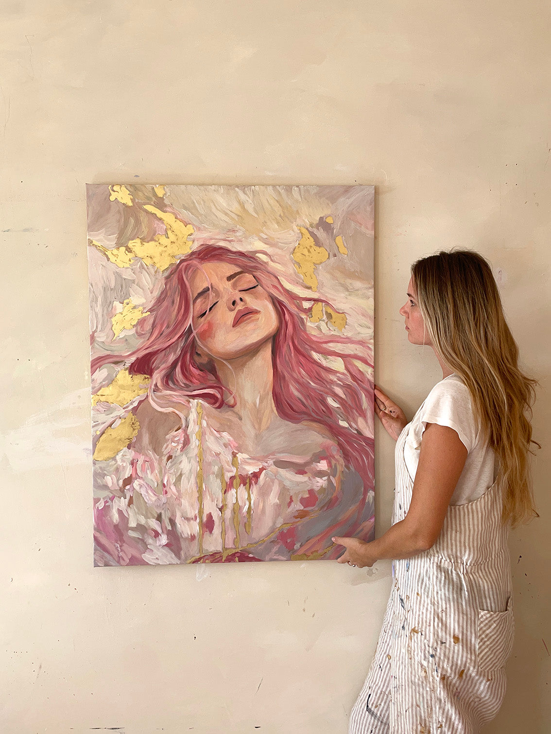 She was the color of her tenderness - Original Painting