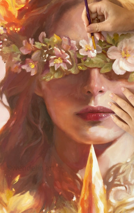 Daughter of Fire - Original Painting