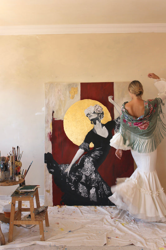The flamenco dancer - Original Painting