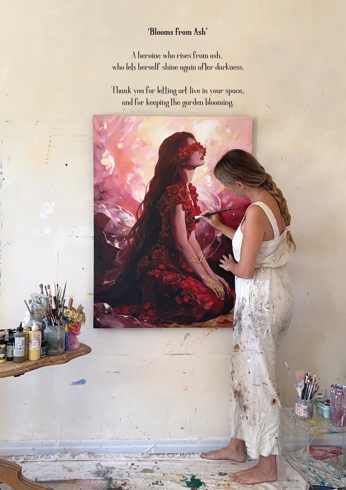 Blooms from Ash and Darkness — A letter from the artist