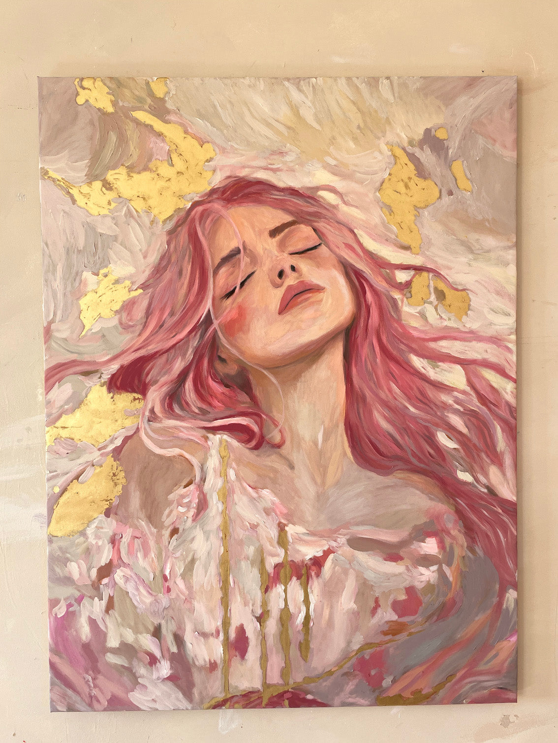 She was the color of her tenderness - Original Painting