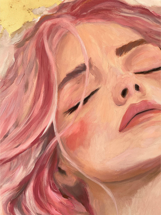 She was the color of her tenderness - Original Painting