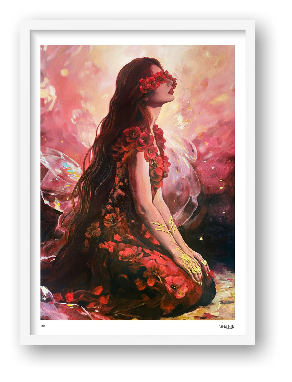 Blooms from Ash and Darkness — framed