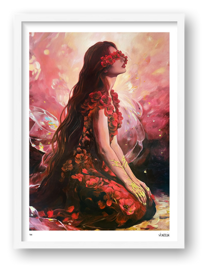 Blooms from Ash and Darkness — framed