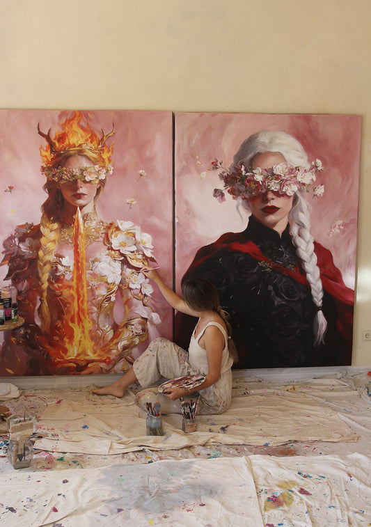 Queen of Shadow - Original Painting