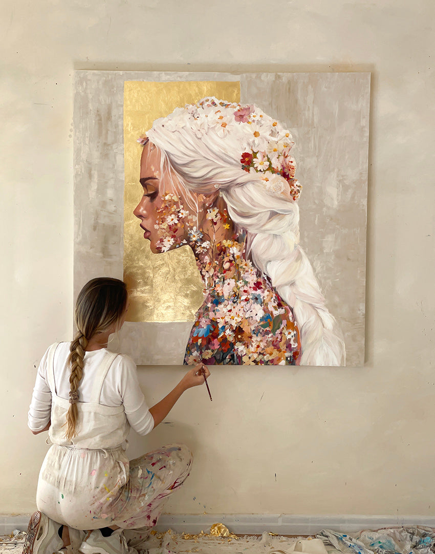 Blooming in Light - Original Painting